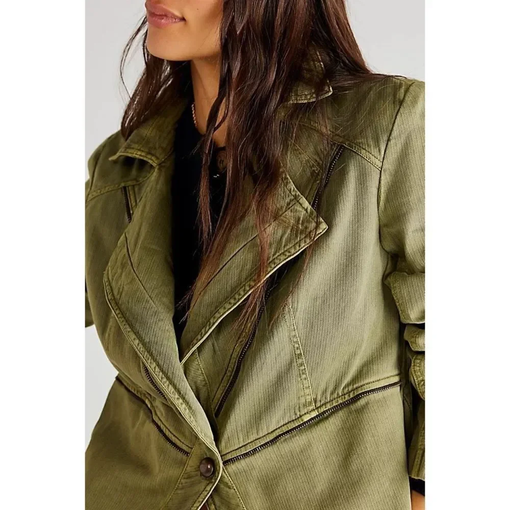 New Free  People Malika Jacket Size XS - Picture 2 of 8